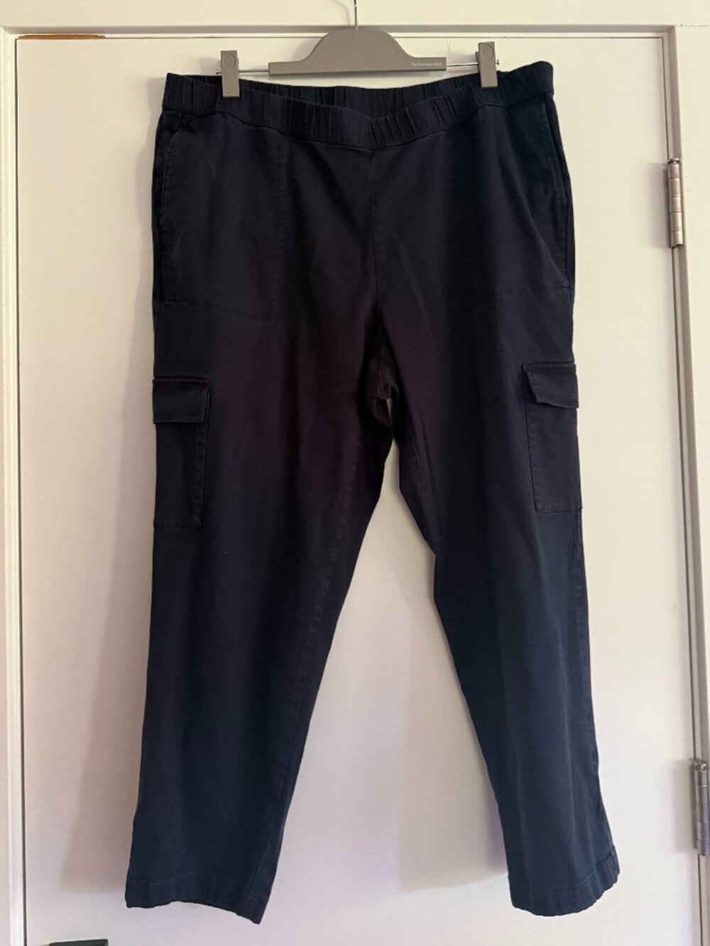 J Jill Cargo Pants - Navy, Tapered  Leg  Size 2x